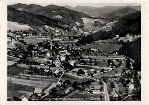 Ak Oberwolfach im Schwarzwald, Fliegeraufnahme