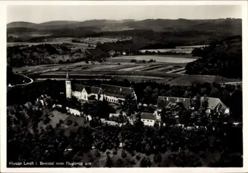 Ak Lorch im Remstal Württemberg, Kloster Lorch, Fliegeraufnahme