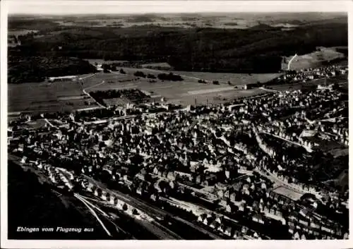 Ak Ebingen Albstadt in Württemberg, Fliegeraufnahme