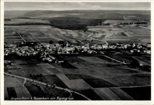 Ak Langenaltheim in Mittelfranken, Fliegeraufnahme