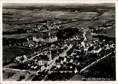 Ak Ellingen in Mittelfranken Bayern, Fliegeraufnahme