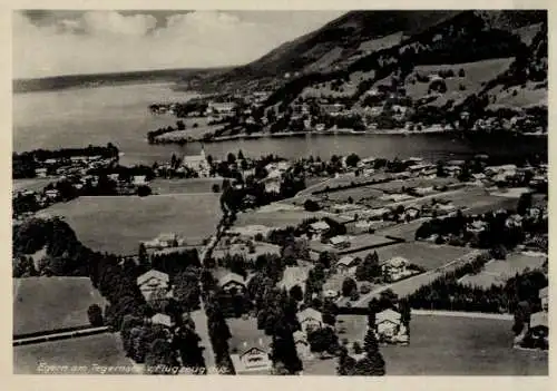 Ak Rottach Egern in Oberbayern, Fliegeraufnahme