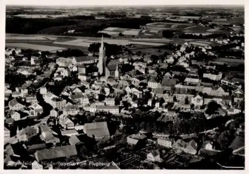 Ak Schrobenhausen in Oberbayern, Fliegeraufnahme