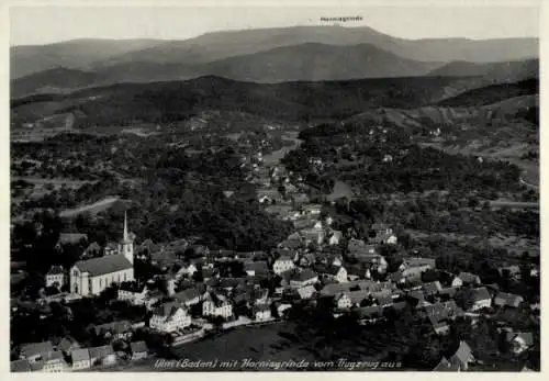 Ak Ulm in Baden Renchen Schwarzwald, Fliegeraufnahme