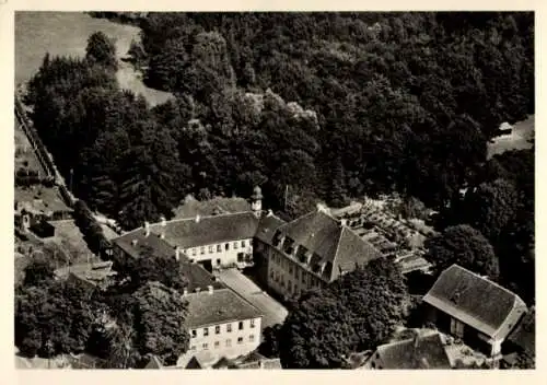 Ak Kupferzell in Württemberg, Landfrauenschule, Fliegeraufnahme