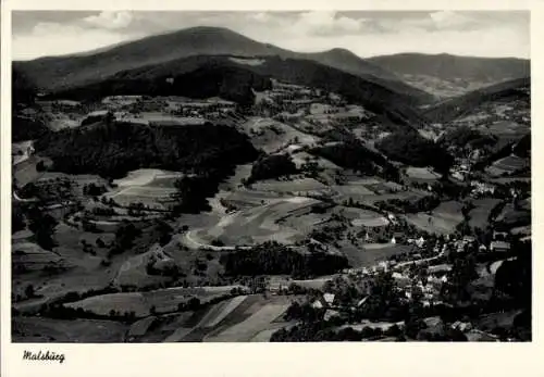 Ak Malsburg Marzell im Schwarzwald, Fliegeraufnahme