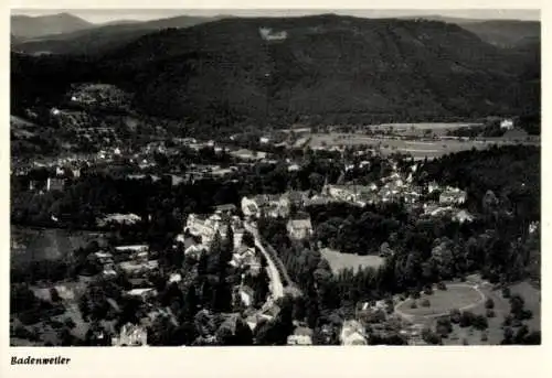 Ak Badenweiler im Schwarzwald, Fliegeraufnahme