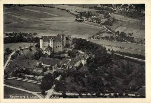 Ak Lauchheim im Ostalbkreis, Schloss Kapfenburg, Fliegeraufnahme