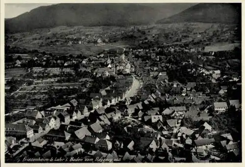 Ak Friesenheim in Baden, Fliegeraufnahme