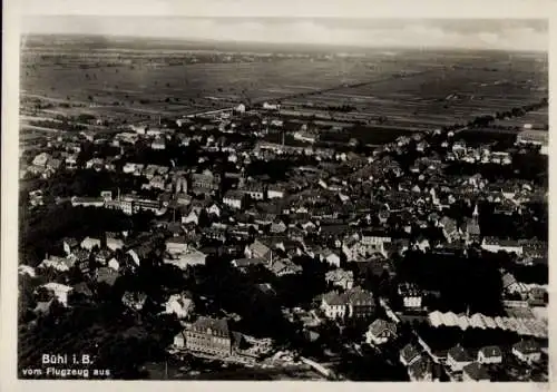 Ak Bühl in Baden Schwarzwald, Fliegeraufnahme