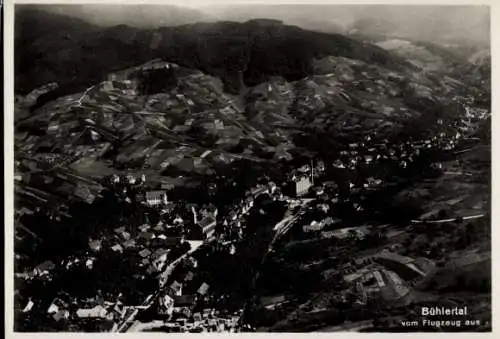 Ak Bühlertal im Schwarzwald, Fliegeraufnahme