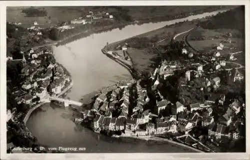 Ak Laufenburg am Hochrhein Kreis Waldshut, Fliegeraufnahme