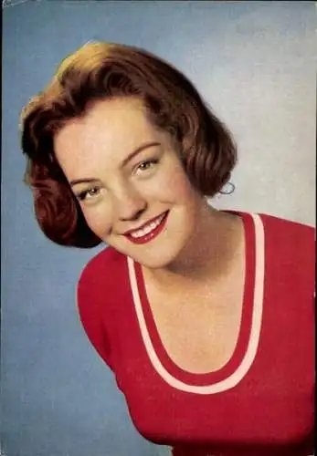 Ak Schauspielerin Romy Schneider, Portrait, Christine