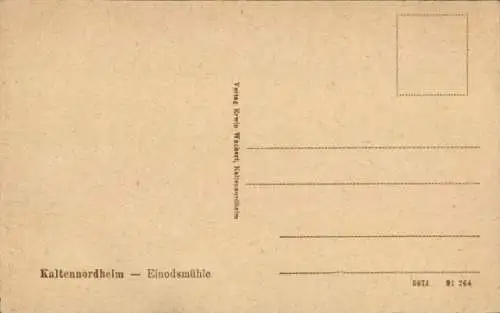 Ak Kaltennordheim in der Rhön, Einodsmühle