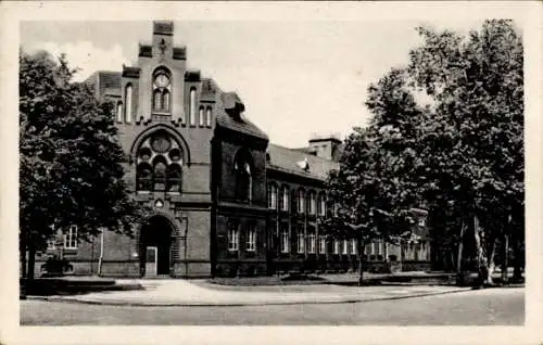 Ak Wittenberge an der Elbe Prignitz, Oberschule