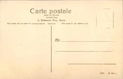 Ak Aden Jemen, Kamel mit Wasserfass