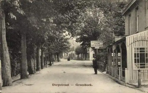 Ak Groesbeek Gelderland, Dorpstraat