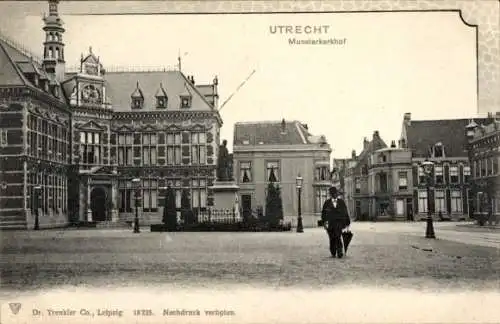 Ak Utrecht Nederland, Munsterkerkhof