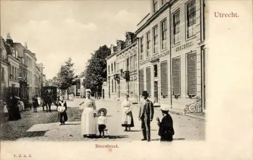 Ak Utrecht Niederlande, Breestraat