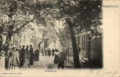 Ak Zandvoort Noord-Holland Nederland, Kerkstraat