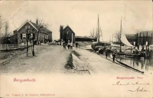 Ak Bergambacht Südholland, Bergstoepsche Veer