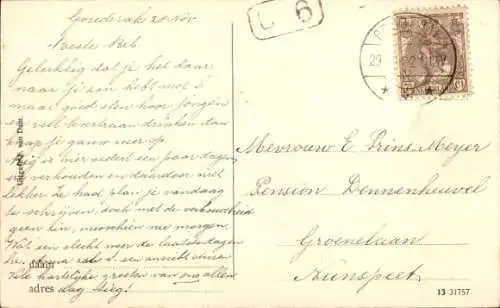 Ak Gouderak Zuid-Holland, Dorpstraat