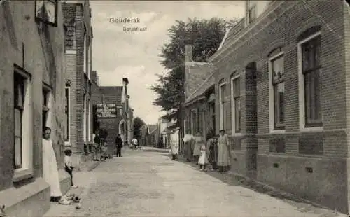 Ak Gouderak Südholland, Dorpstraat