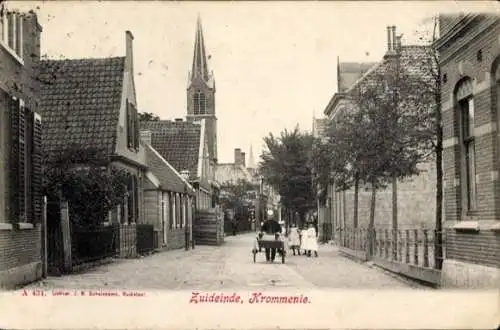 Ak Krommenie Zaanstad Noord-Holland Nederland, Zudeinde