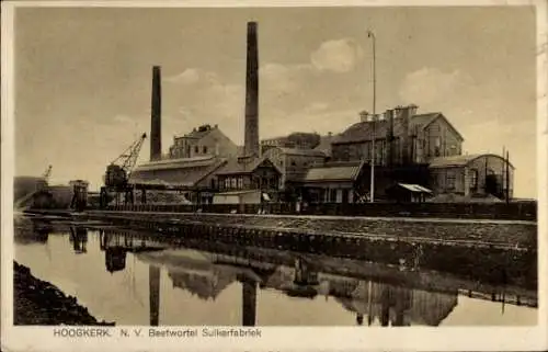 Ak Hoogkerk Groningen, Zuckerfabrik, N. V. Beetwortel