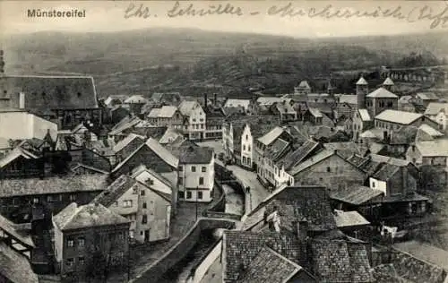 Ak Bad Münstereifel in Nordrhein Westfalen, Stadtpanorama