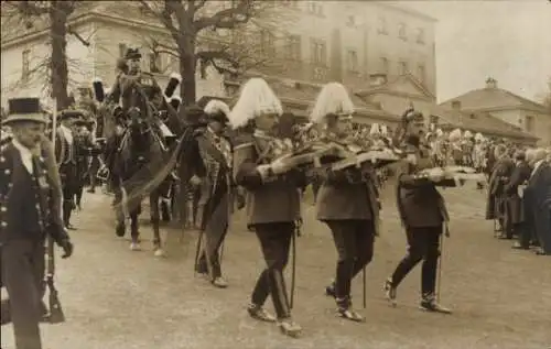 Foto Ak Parade kaiserlicher Soldaten