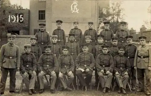 Foto Ak Weimar, Gruppenbild Deutsche Soldaten