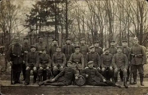 Foto Ak Tschernjachowsk Insterburg Ostpreußen, Gruppenbild kaiserliche Soldaten