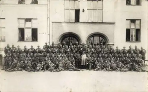 Foto Ak München Bayern, Gruppenbild kaiserliche Soldaten