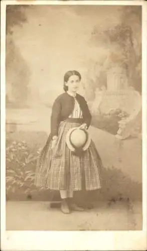 CdV Antoinette David, Portrait