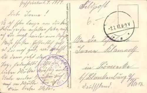 Ak Mazedonien, Straßenleben, I WK