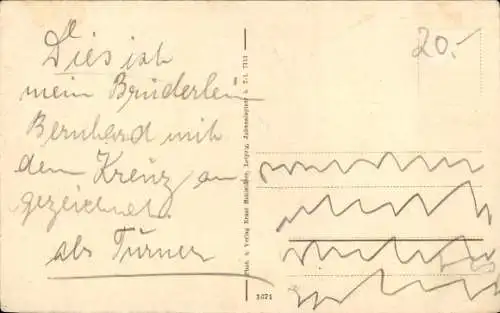 Ak Bornheim Frankfurt am Main, Musterriege der Turngesellschaft, Turnfest Juli 1913