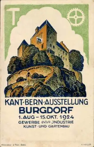 Ak Burgdorf Kanton Bern, Kantonale Bernische Ausstellung 1924