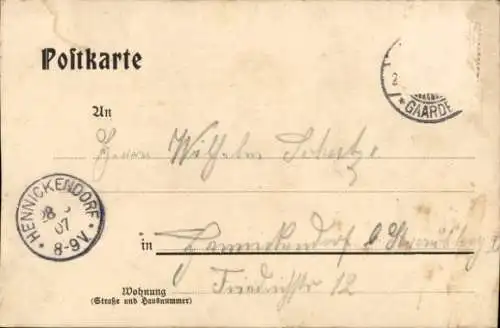 Ak Roggés Variété, Artisten