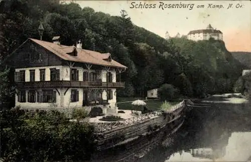 Ak Rosenburg Mold in Niederösterreich, Schloss Rosenburg am Kamp