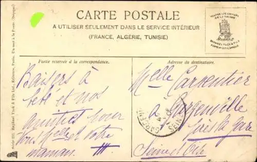 Ak Portrait einer Katze, Madmoiselle Fanchette