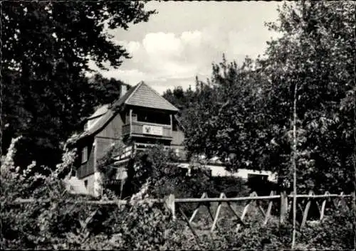 Ak Büdingen in Hessen, Hubertusklause, Gasthaus, Waldlokal und Pension, Inh. Walter Müller, Am...