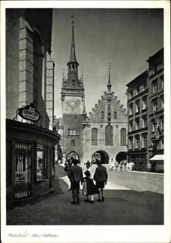 Ak München, altes Rathaus, Rathaus