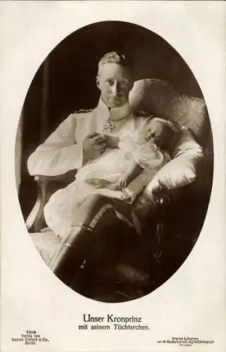 Ak Kronprinz Wilhelm von Preußen mit Prinzessin Alexandrine, Liersch 7519