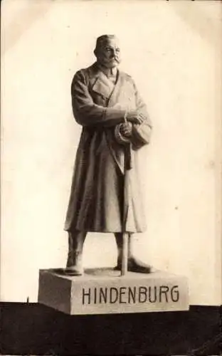 Ak Generalfeldmarschall Paul von Hindenburg, Der Eiserne Hindenburg von Berlin, Statue