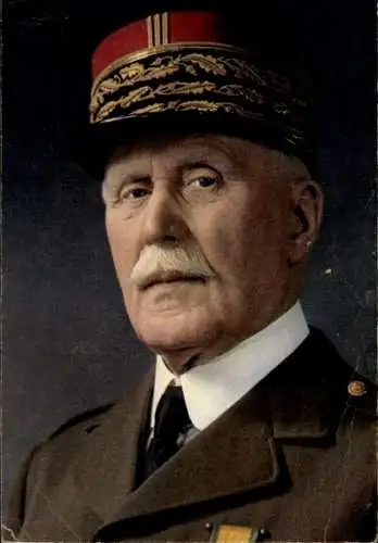 Ak Französischer Politiker Philippe Pétain, Portrait