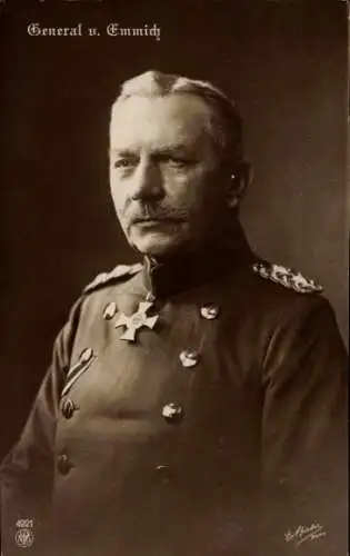 Ak General Albert Theodor Otto von Emmich, NPG 4921