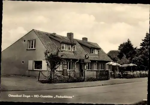 Ak Ostseebad Zingst, HO-Gaststätte Fischerklause