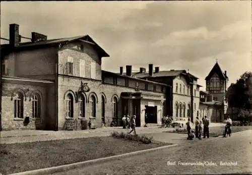 Ak Bad Freienwalde an der Oder, Bahnhof