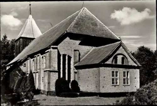 Ak Ostseebad Prerow auf dem Darß, Seemannskirche